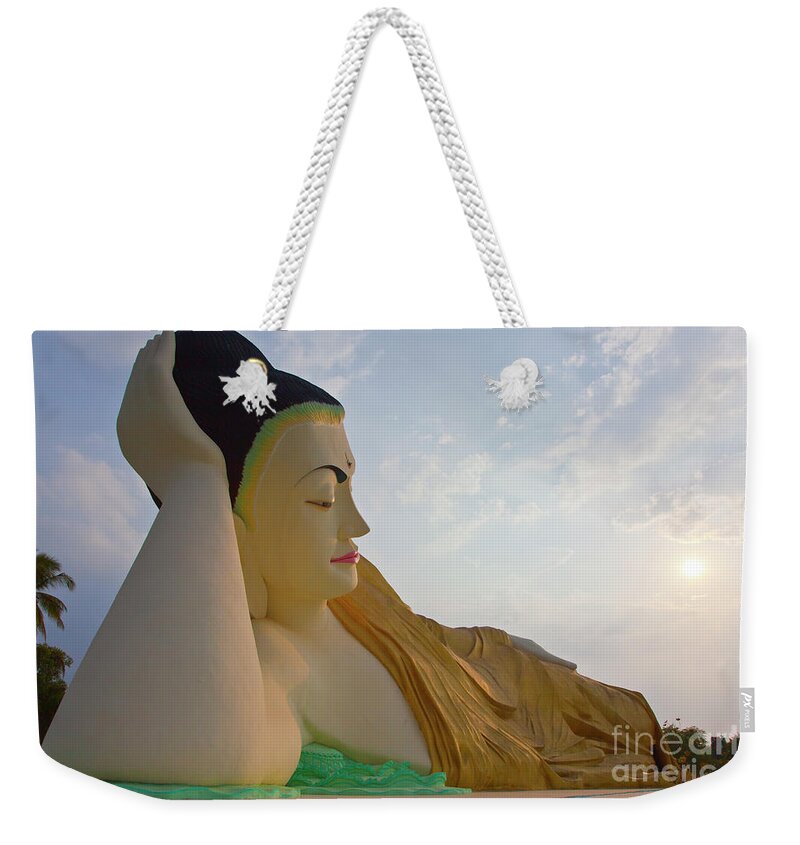 Buddha Weekender Tote Bag featuring the photograph Biurma_d1836 by Craig Lovell
