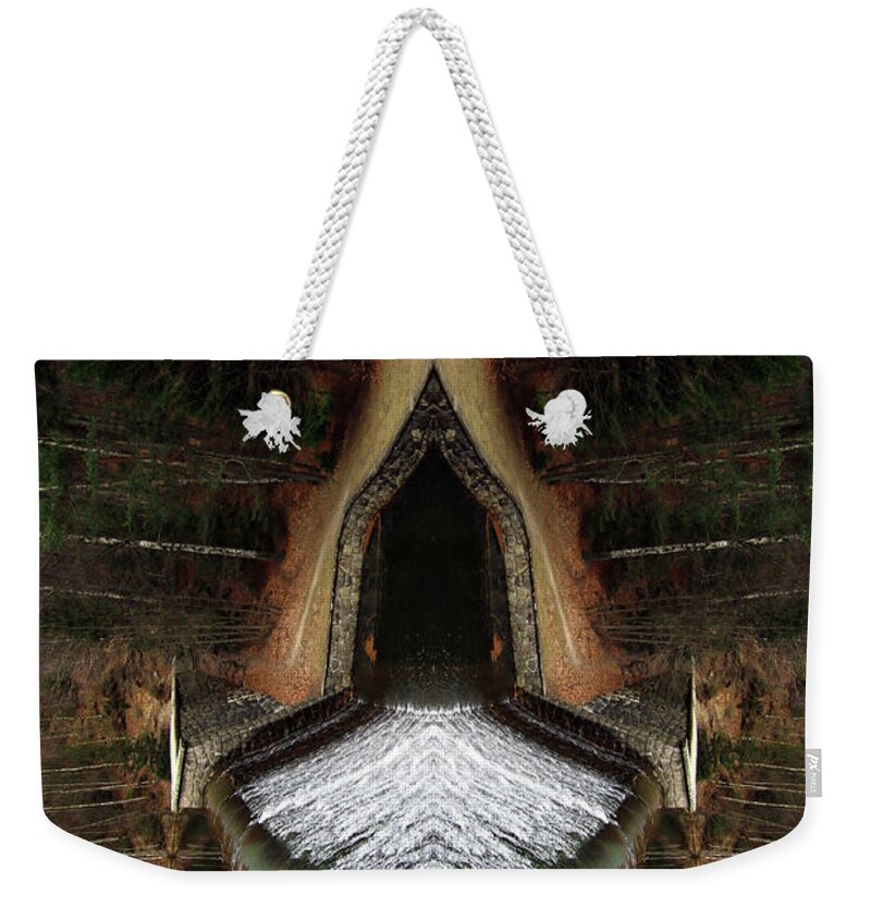 Abstract Weekender Tote Bag featuring the photograph Bizarre forest ship by Michal Boubin