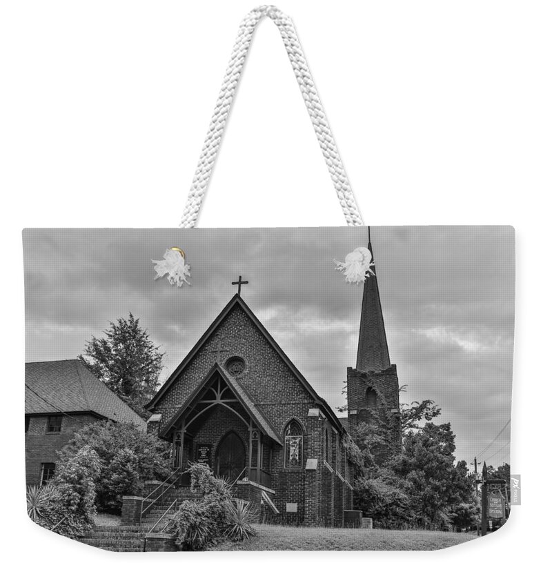 Black And White Weekender Tote Bag featuring the photograph Black and White 55 by Jimmy McDonald