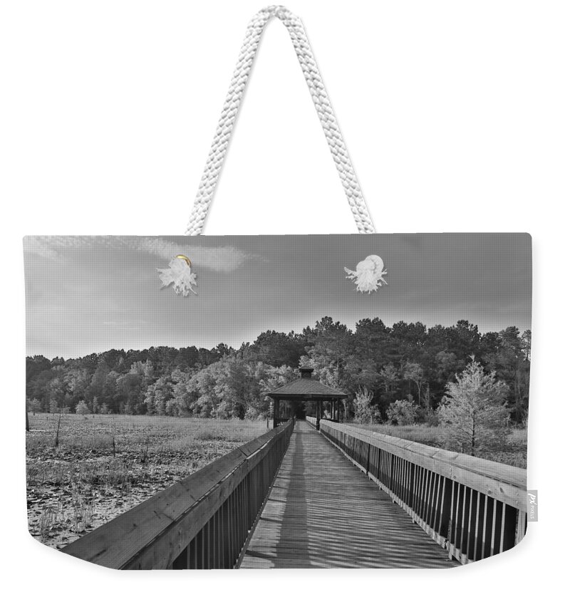 Black And White Weekender Tote Bag featuring the photograph Black and White 89 by Jimmy McDonald