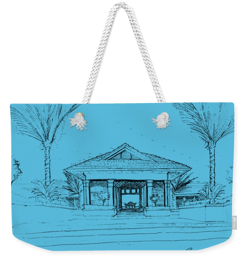  Weekender Tote Bag featuring the drawing black lines on transparent background 10.28.Islands-8 by Charlie Szoradi