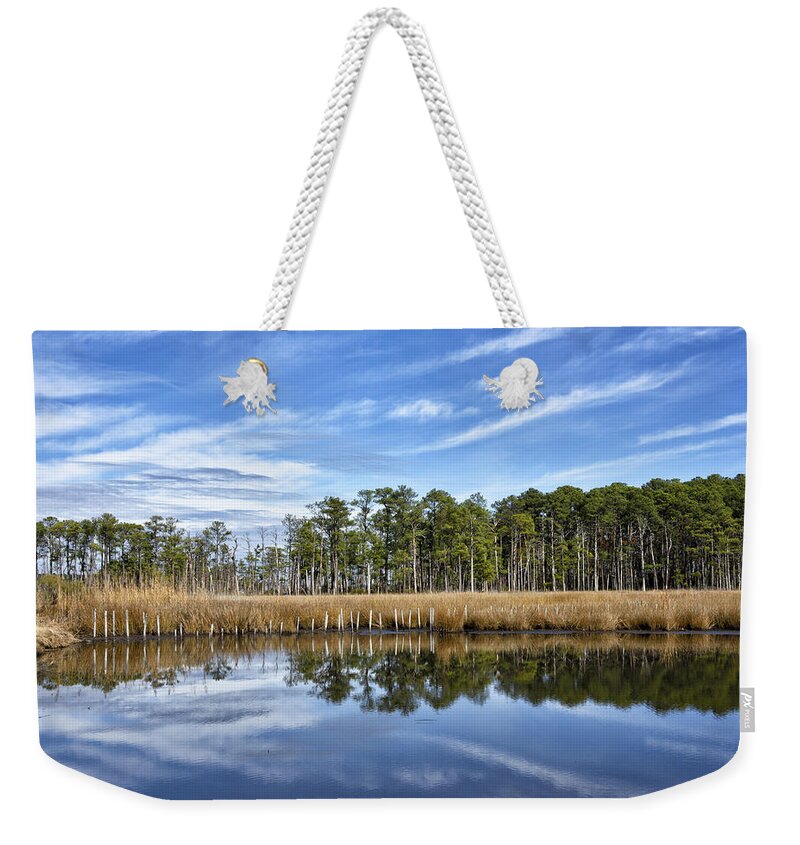 blackwater National Wildlife Refuge Maryland Weekender Tote Bag featuring the photograph Blackwater National Wildlife Refuge - Maryland by Brendan Reals