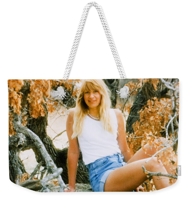 Beautiful Models Weekender Tote Bag featuring the photograph Blonde Autumn by Steven Krull