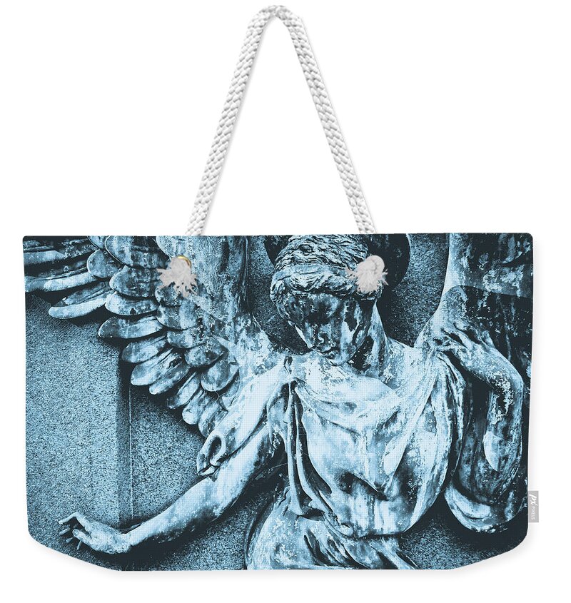 Angel Weekender Tote Bag featuring the photograph Blue Angel by Colleen Kammerer