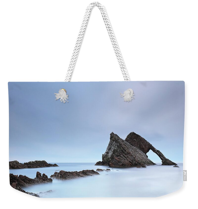 Rock Weekender Tote Bag featuring the photograph Blue Fiddle by Grant Glendinning