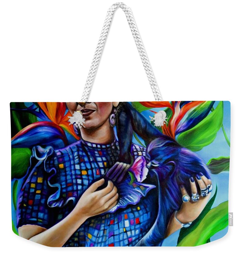 Mexican Bird Of Paradise Weekender Tote Bags