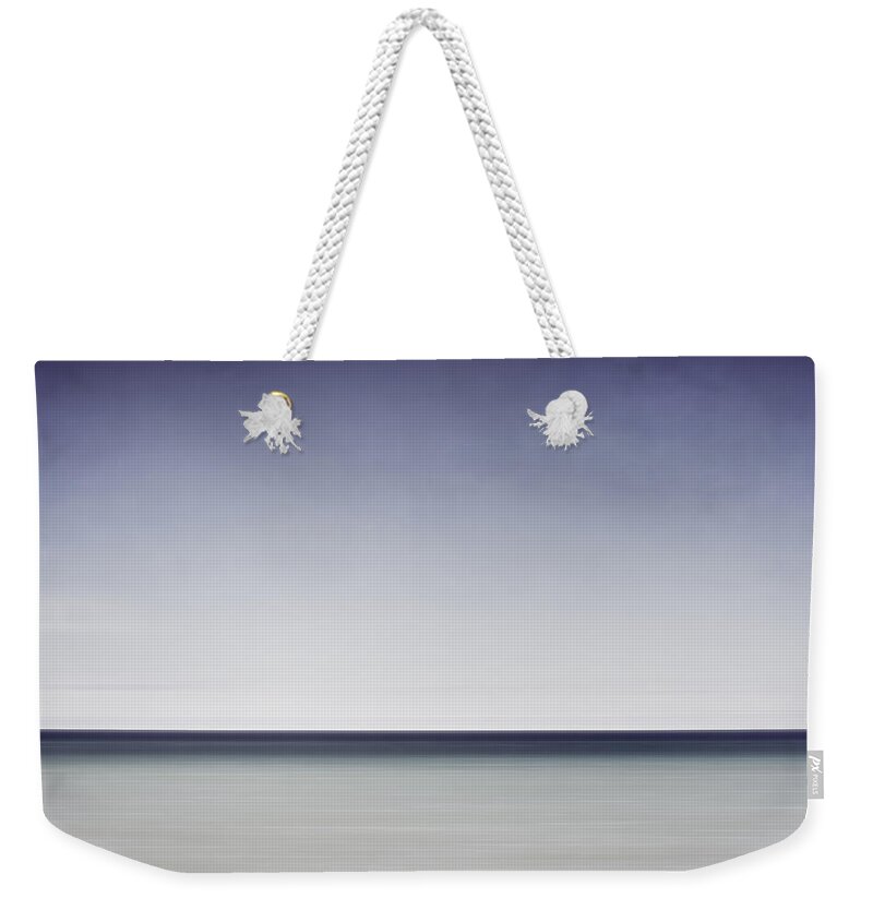 Horizon Weekender Tote Bag featuring the photograph Blue Horizon by Scott Norris