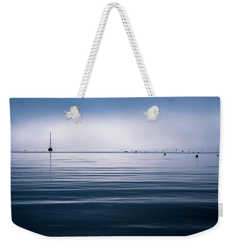 Blue Weekender Tote Bag featuring the photograph Blue by Jeff Cooper