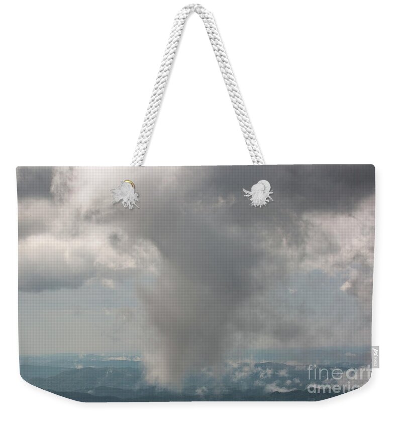 Blue Ridge Mountains Weekender Tote Bag featuring the photograph Blue Ridge Tornado by Robert Loe