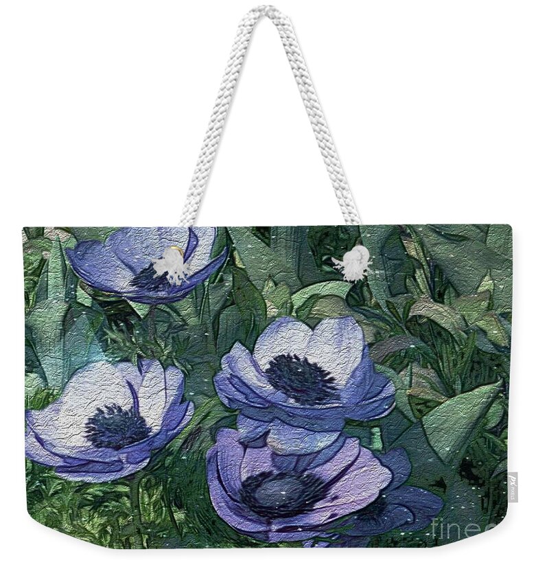 Photography Weekender Tote Bag featuring the digital art Blues by Kathie Chicoine