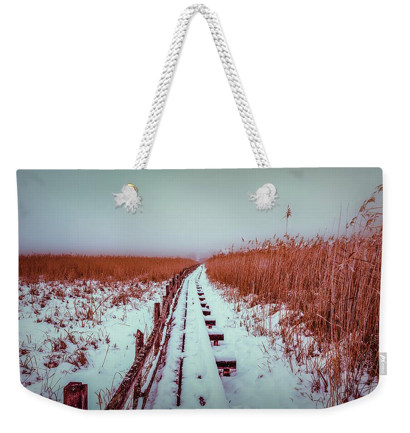 Boardwalk Weekender Tote Bag featuring the photograph Boardwalk #e5 by Leif Sohlman