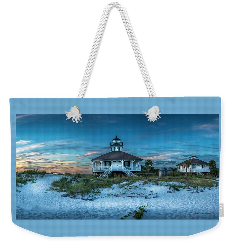 Lighthouse Weekender Tote Bag featuring the photograph Boca Grande Lighthouse by Marvin Spates