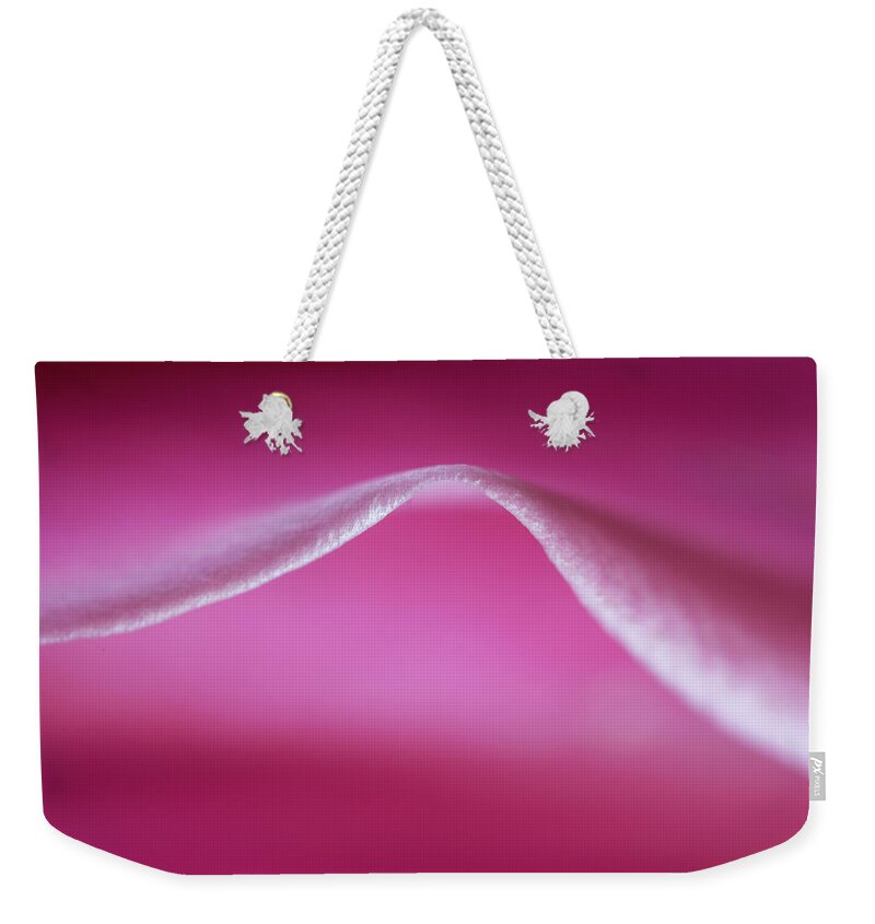Flower Weekender Tote Bag featuring the photograph Bodacious Curve by Bob Cournoyer