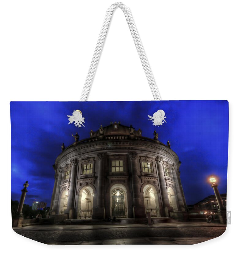 Museum Weekender Tote Bag featuring the digital art Bode in colour by Nathan Wright