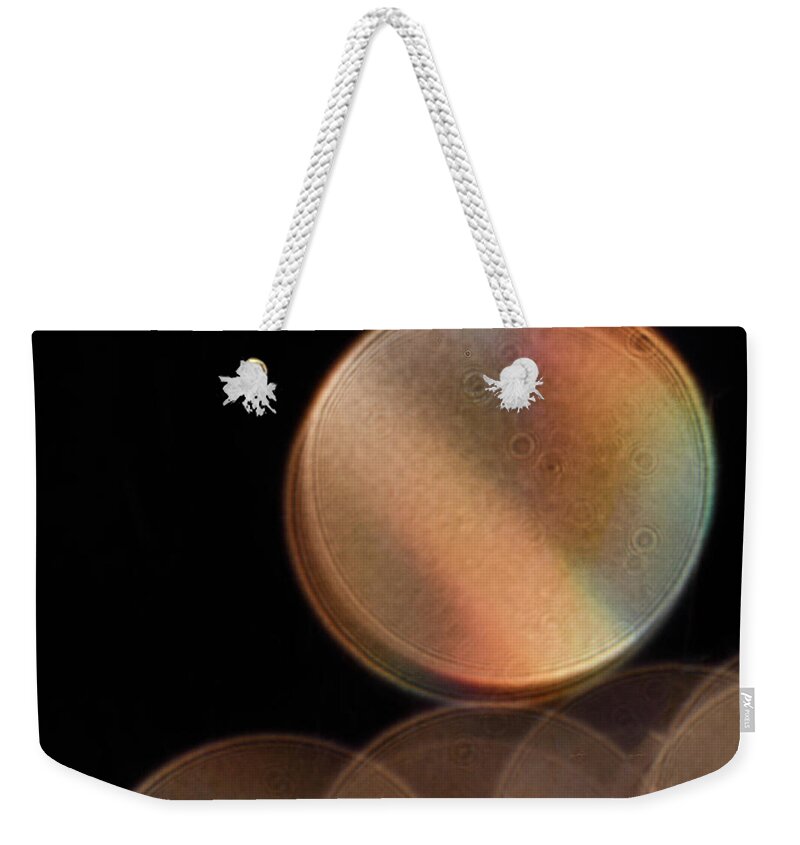Morning Weekender Tote Bag featuring the photograph Bokeh 2 by Carlee Ojeda