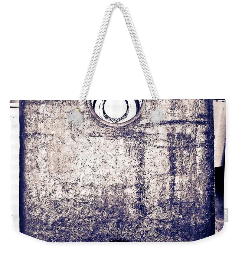 Abstract Weekender Tote Bag featuring the photograph Bold Object by Fei A