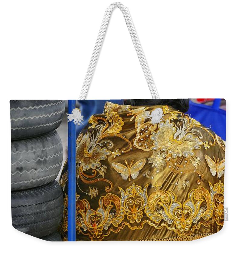 Bolo Weekender Tote Bag featuring the photograph Bolo by Skip Hunt