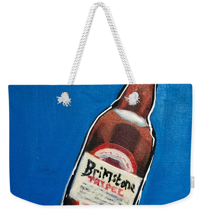 Boom Island Weekender Tote Bag featuring the painting Boom Island by Laura Toth