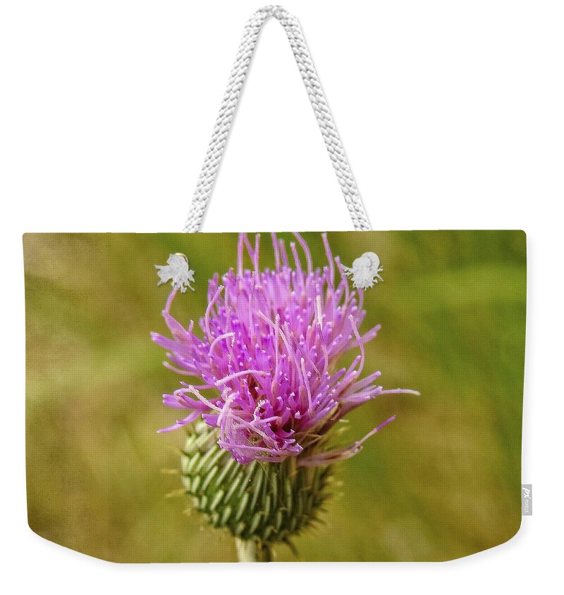 Flowers Weekender Tote Bag featuring the photograph Born to be Wild by Ella Kaye Dickey