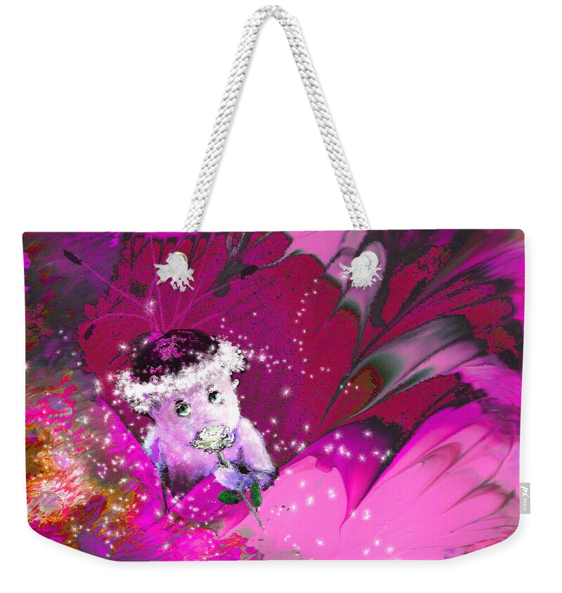 Fantasy Weekender Tote Bag featuring the painting Born To Be Wild by Miki De Goodaboom