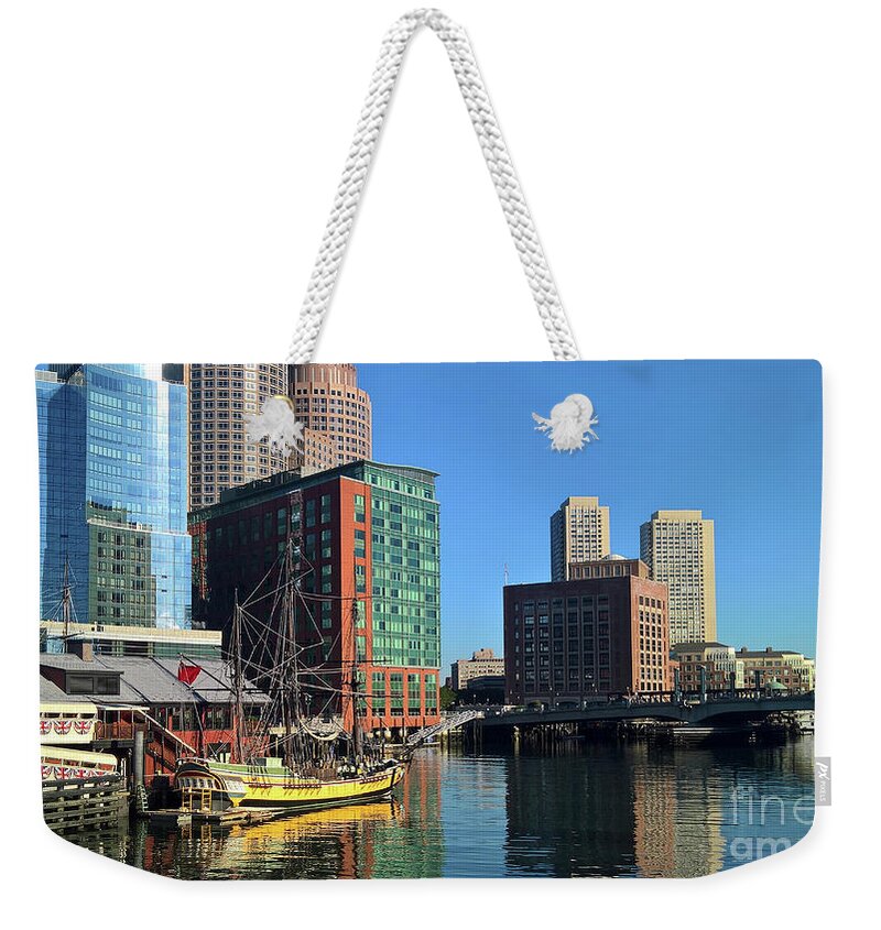 Boston Weekender Tote Bag featuring the photograph Boston by Agnes Caruso