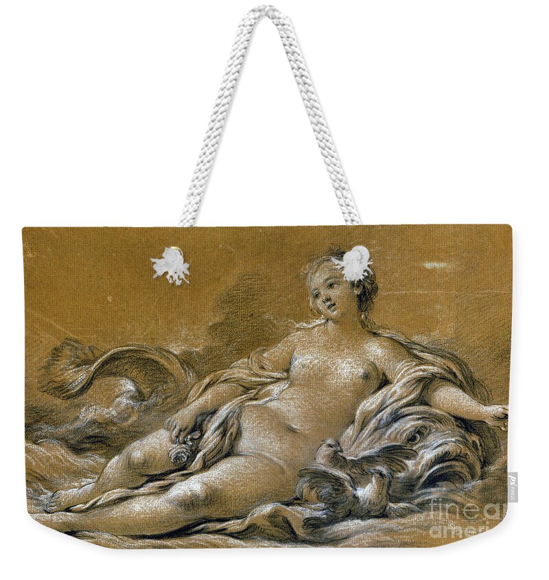 18th Century Weekender Tote Bag featuring the photograph Boucher: Venus by Granger