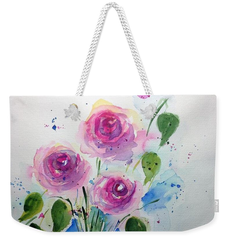 Bouquet of roses 3 Weekender Tote Bag for Sale by Britta Zehm