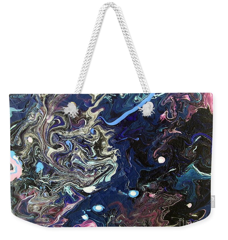 Brace Yourself Weekender Tote Bag featuring the painting Brace Yourself by Dawn Hough Sebaugh