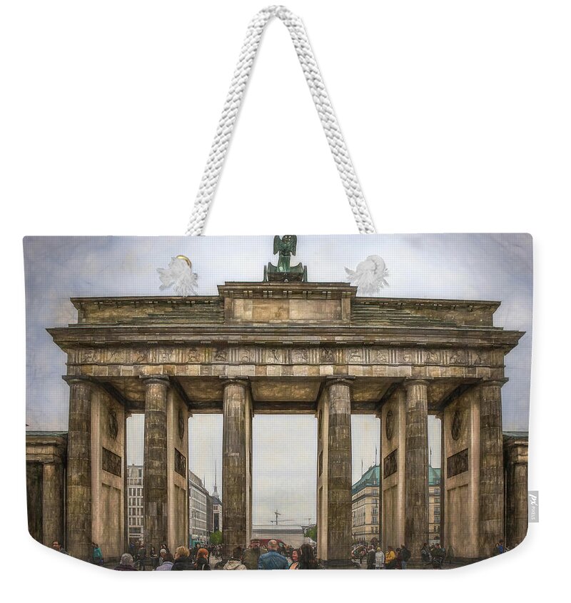 Brandenburg Weekender Tote Bag featuring the photograph Brandenberg Gate by Will Wagner