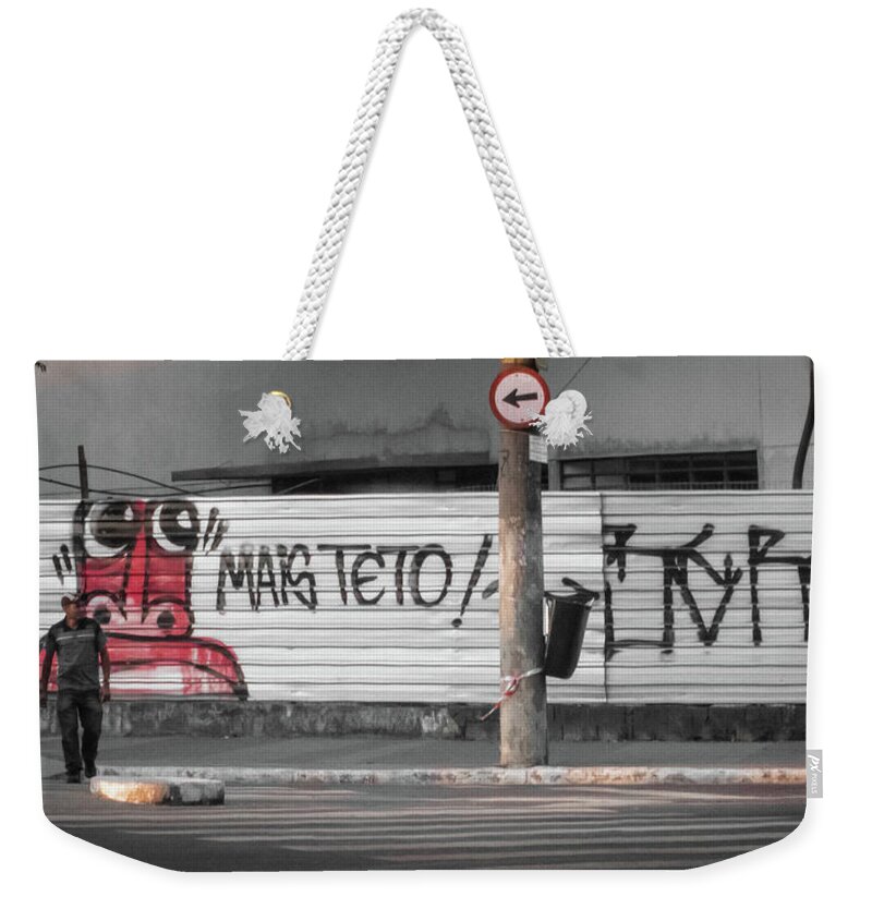 Graffiti Weekender Tote Bag featuring the photograph Brazilian Graffiti by Ross Henton