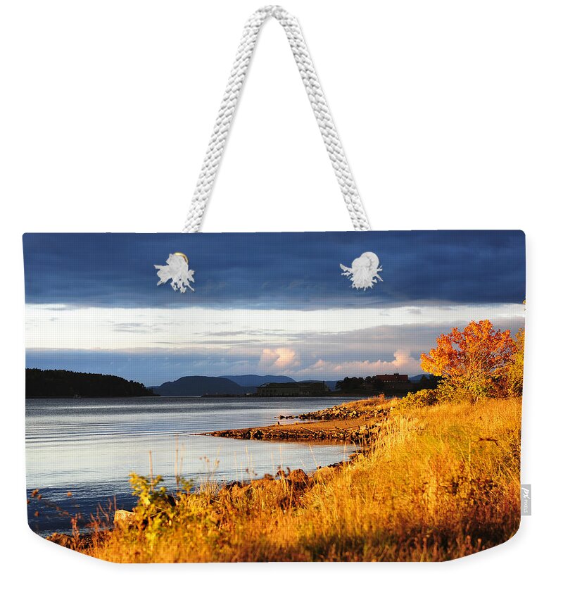 October Weekender Tote Bag featuring the photograph Breathing the Autumn Air by Randi Grace Nilsberg