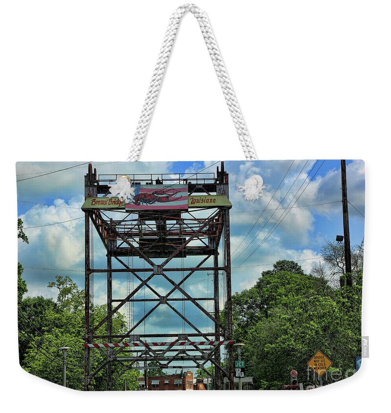 Breaux Bridge Weekender Tote Bag featuring the photograph Breaux Bridge, Crawfish Capital of the World by Chuck Kuhn