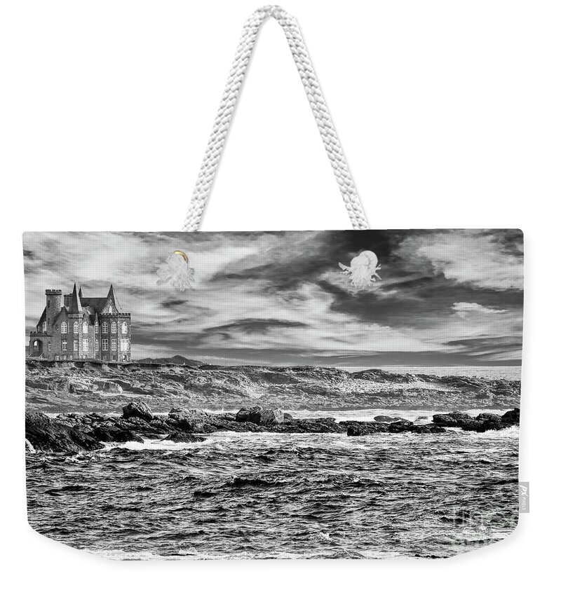 Britanny Weekender Tote Bag featuring the photograph Bretagne tourmentee by PatriZio M Busnel