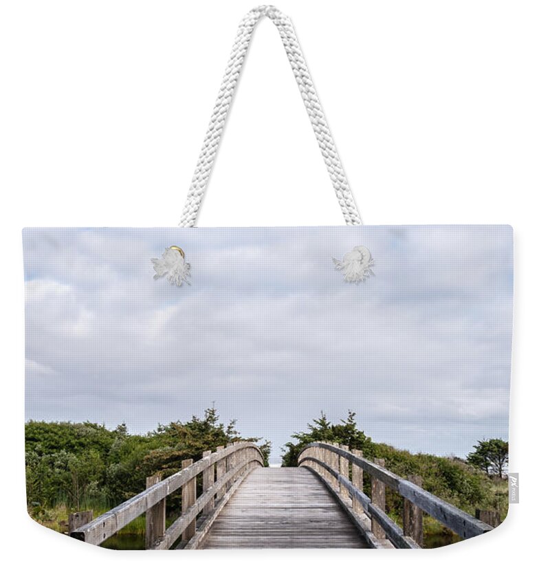 Arch Weekender Tote Bag featuring the photograph Bridge To Forever by Al Andersen