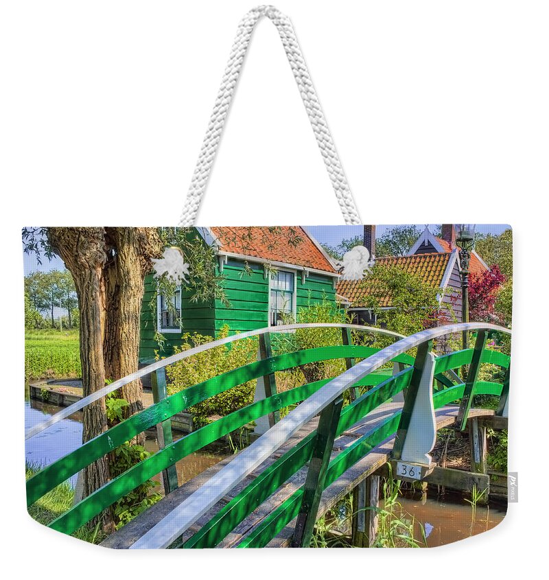 Village Weekender Tote Bag featuring the photograph Bridge To The Village by Nadia Sanowar