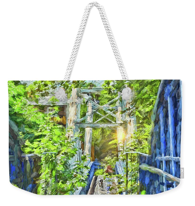 Bridge Weekender Tote Bag featuring the photograph Bridge to Your Dreams by LemonArt Photography