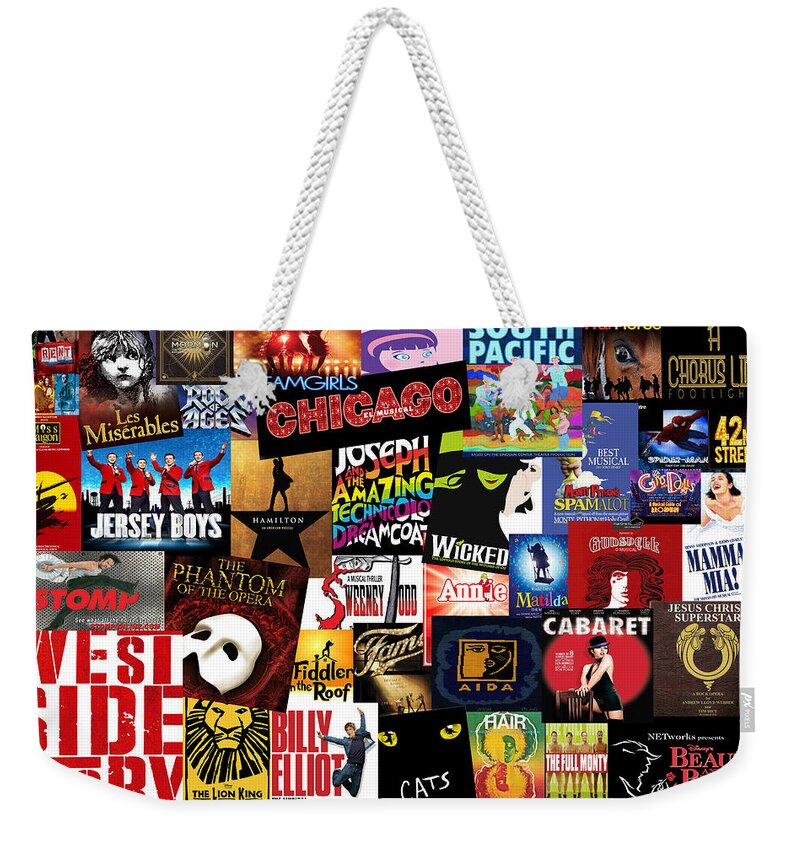 Broadway Weekender Tote Bag featuring the photograph Broadway 3 by Andrew Fare