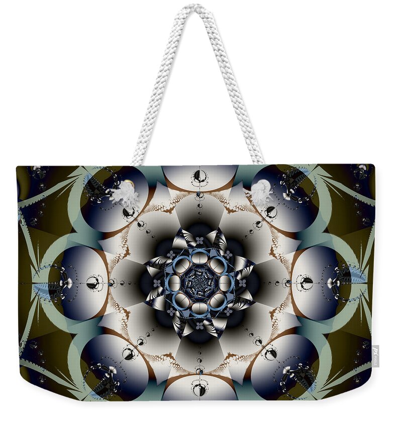 Abstract Weekender Tote Bag featuring the digital art Broffy Mumm by Jim Pavelle