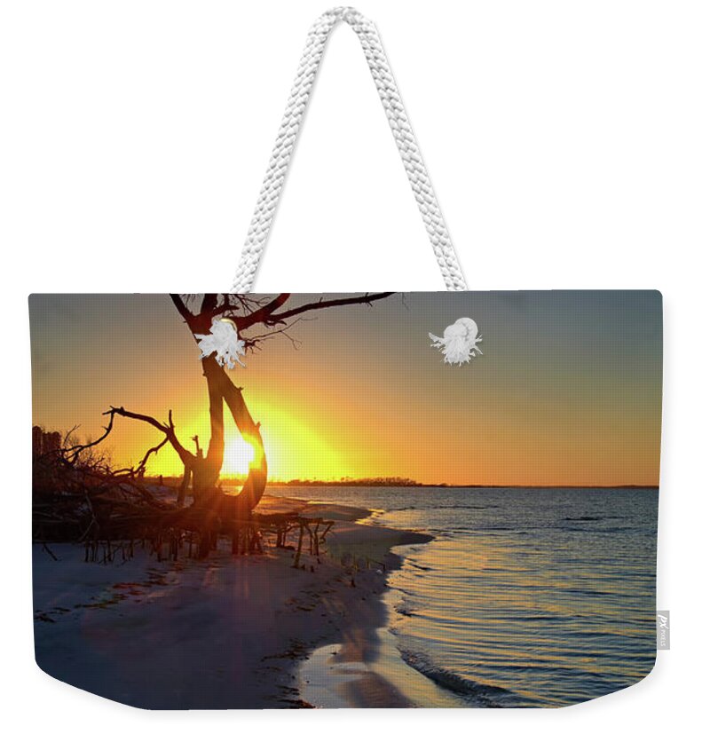 Lb117 Weekender Tote Bag featuring the photograph Bronze Sunset by Bill Chambers