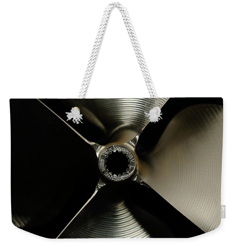 Actuation Weekender Tote Bag featuring the photograph Bronze X by David Andersen