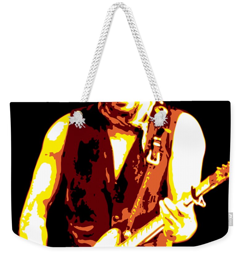 Bruce Springsteen Weekender Tote Bag featuring the digital art Bruce Springsteen by DB Artist