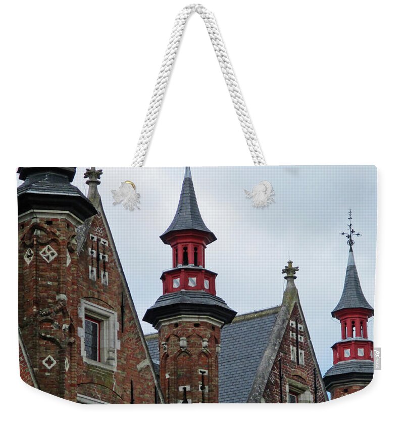 Bruges Weekender Tote Bag featuring the photograph Bruges 54 by Randall Weidner
