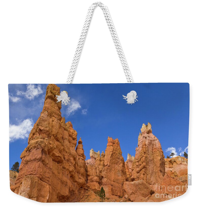 00559157 Weekender Tote Bag featuring the photograph Bryce Canyon Hoodoos by Yva Momatiuk John Eastcontt