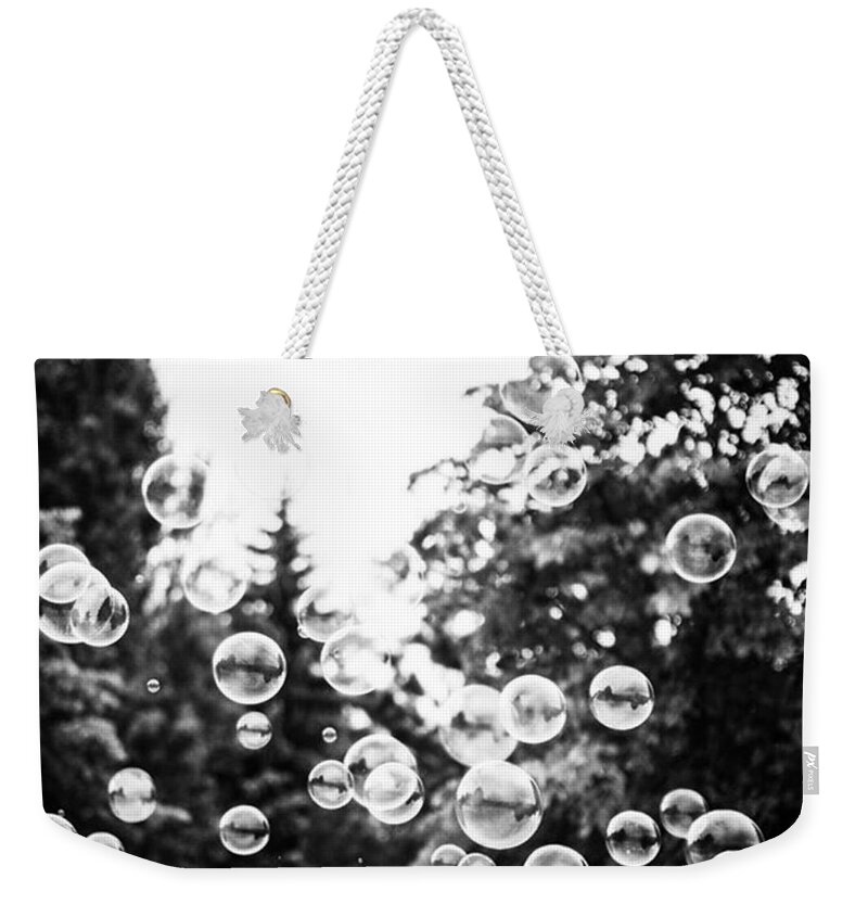 Enjoy Weekender Tote Bag featuring the photograph Bubbling Up... Almost Home! by Aleck Cartwright