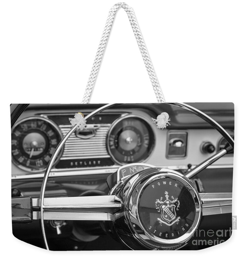 1954 Buick Weekender Tote Bag featuring the photograph Buick Skylark by Dennis Hedberg