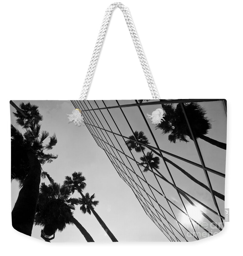 Hollywood Weekender Tote Bag featuring the photograph Building on Hollywood 3 by Micah May