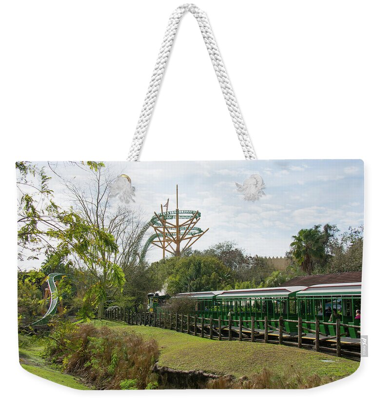 Busch Gardens Weekender Tote Bag featuring the photograph Busch Gardens Tampa by John Black