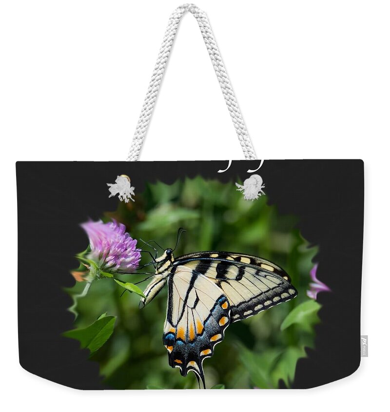 Butterfly Weekender Tote Bag featuring the photograph Butterfly by Holden The Moment