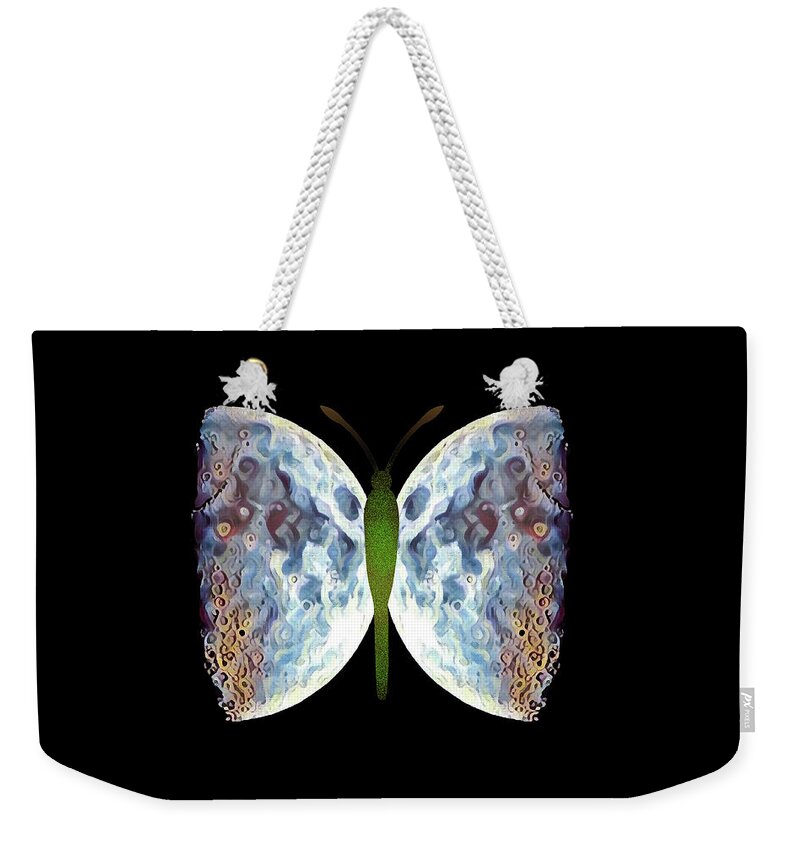 Butterfly Weekender Tote Bag featuring the photograph Fly me to the Moon by Jackson Pearson