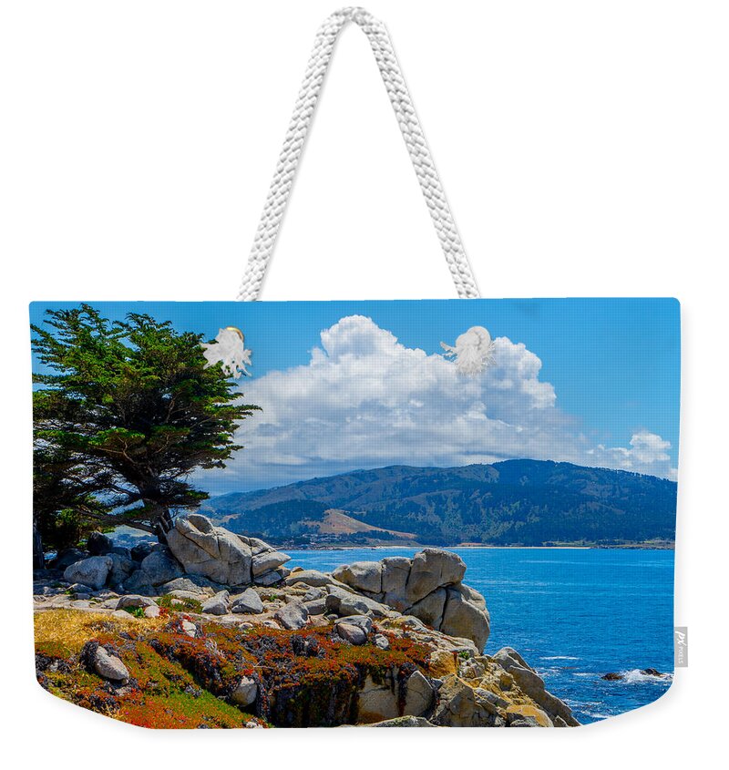 Monterey Weekender Tote Bag featuring the photograph By the Sea by Derek Dean